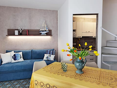 Kitchen or kitchenette, Living room, Dining area
