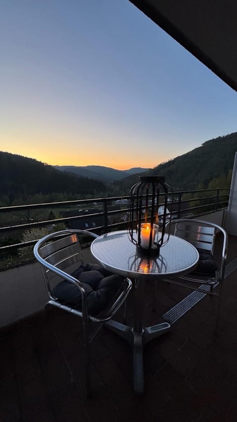 Natural landscape, View (from property/room), Balcony/Terrace, Mountain view, Sunrise, Sunset