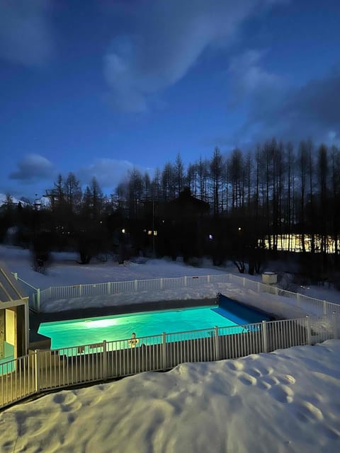 Winter, Pool view, Swimming pool, Swimming pool