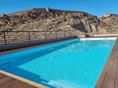 Day, Natural landscape, Mountain view, Pool view, Swimming pool