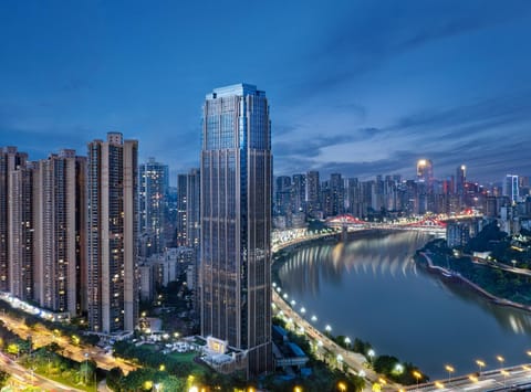 Property building, Nearby landmark, Natural landscape, Bird's eye view