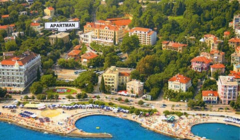 Property building, Neighbourhood, Bird's eye view, Beach, Location