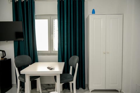 Seating area, wardrobe