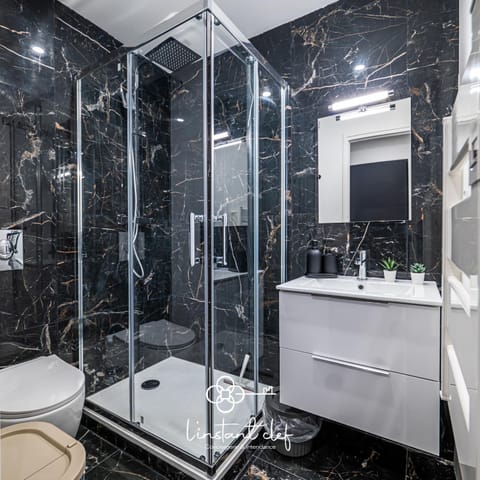 Shower, Toilet, Bathroom, towels