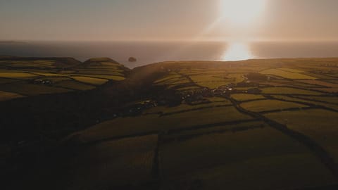 Nearby landmark, Natural landscape, Sea view, Sunset