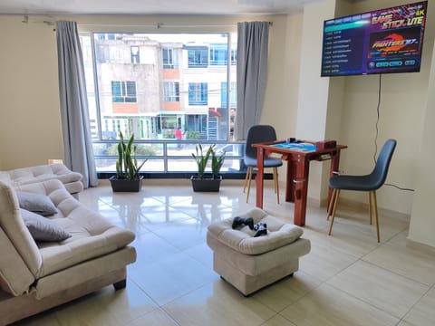 Casino, Game Room, TV and multimedia, View (from property/room), Living room, City view, Street view