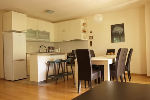 Kitchen or kitchenette, Dining area, oven, stove