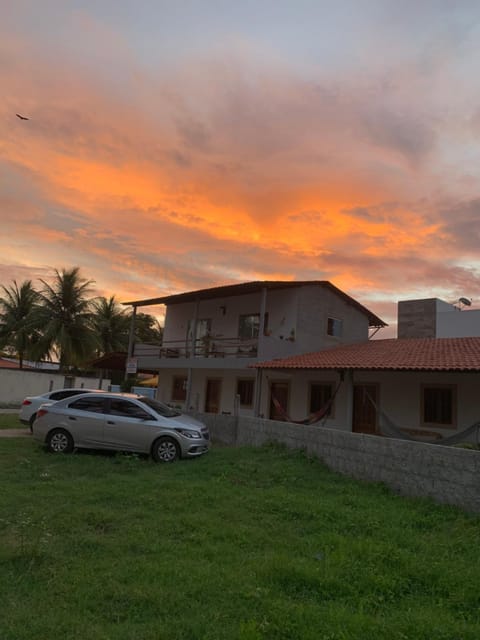 Property building, Natural landscape, Sunset, Parking