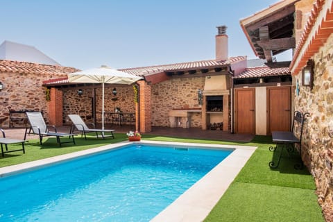 Property building, Living room, Swimming pool