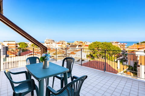 Patio, Day, City view, Sea view