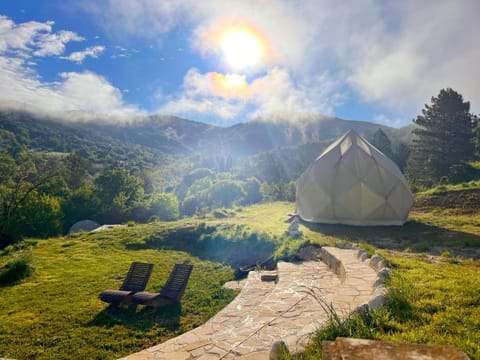 Natural landscape, Garden, Mountain view