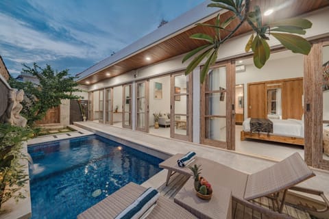 Patio, Seating area, Pool view, Swimming pool, sunbed