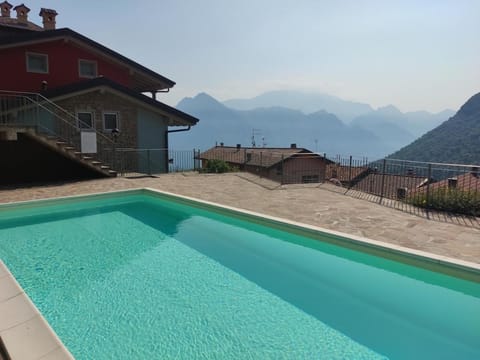 Property building, Day, Natural landscape, Mountain view, Pool view, Swimming pool