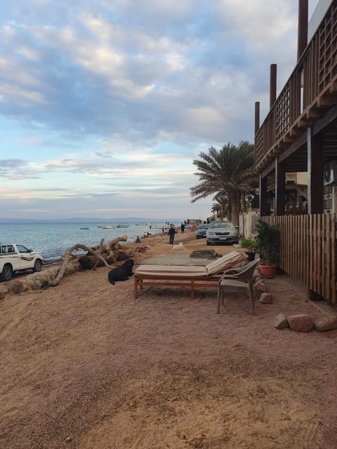Beach, Sea view, sunbed