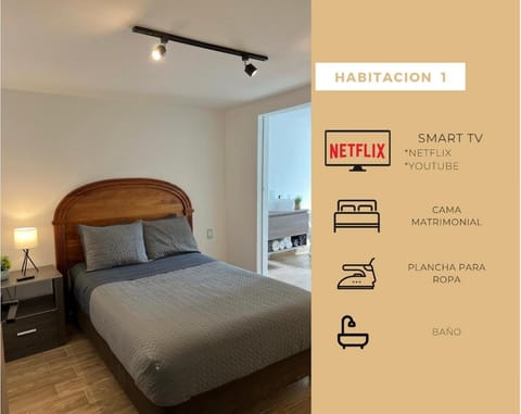 Comfortable apartment in Fraccionamiento Apartment in Pachuca