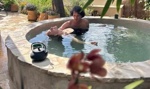 People, Natural landscape, Hot Tub