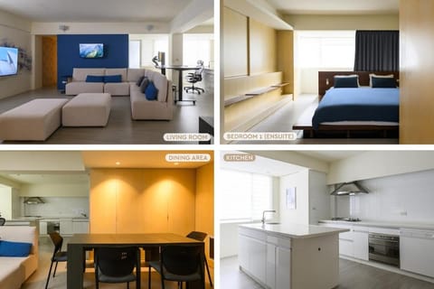 Kitchen or kitchenette, Living room, Dining area, Bedroom