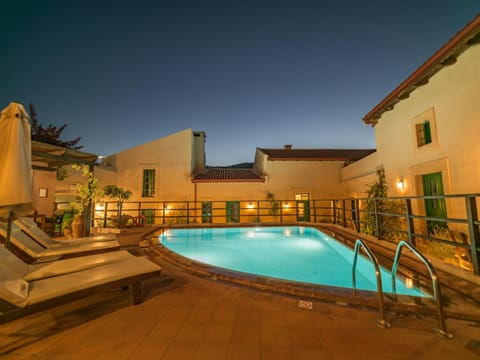 Night, Swimming pool, Swimming pool, Sunset