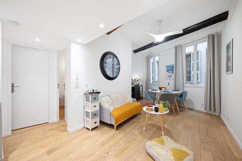 Property building, Living room, Dining area