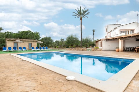 Property building, Living room, Swimming pool