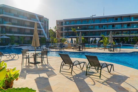 Property building, Pool view, Swimming pool, sunbed