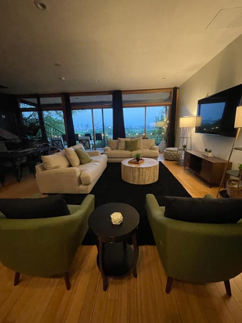 Living room, City view