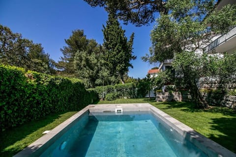 Spring, Day, Natural landscape, Garden, Garden view, Pool view, Swimming pool, Swimming pool