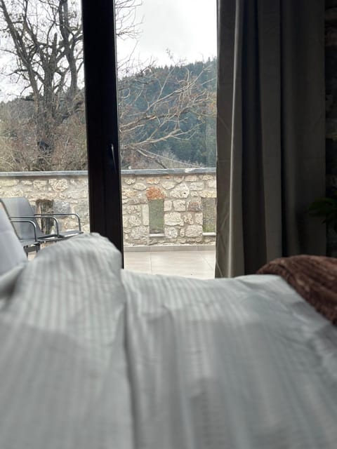 Bed, Day, Natural landscape, View (from property/room), Photo of the whole room, Bedroom, Mountain view