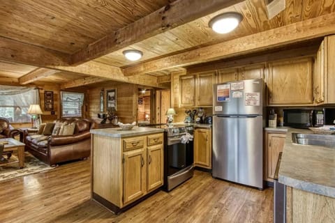 Dog friendly, adorable 1BR log cabin with hot tub and screen in porch! Cabin in Pigeon Forge