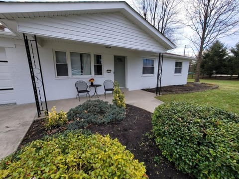 Hot tub bubbles on Butler House in Mason