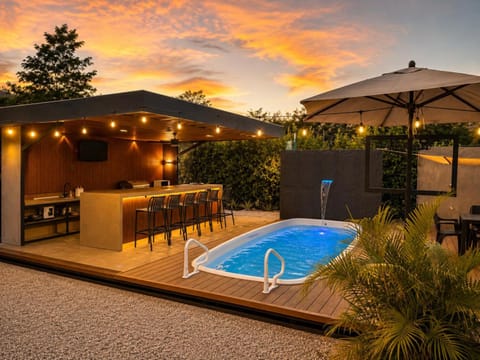 Property building, Natural landscape, Swimming pool