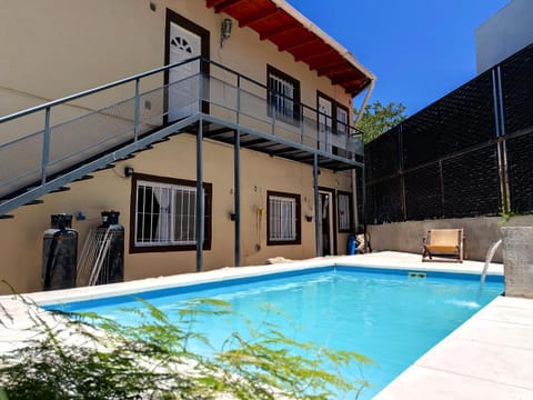Property building, Patio, Swimming pool