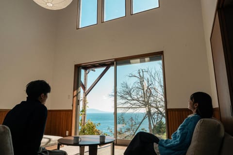 Natural landscape, Living room, Sea view, group of guests