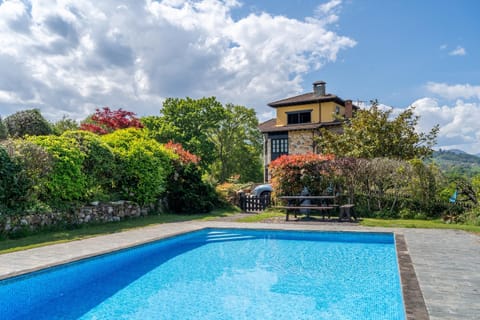 Property building, Living room, Swimming pool
