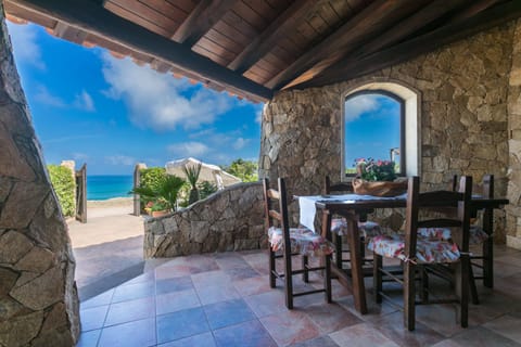 Patio, Dining area, Sea view