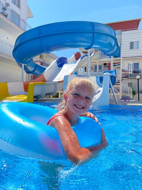 People, Aqua park, Swimming pool, children, Family