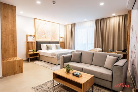 Seating area, Bedroom