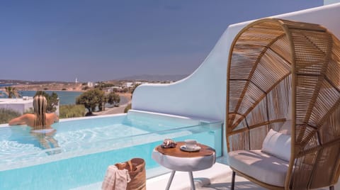 Pool view, Sea view, Swimming pool