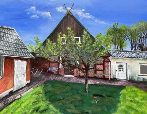 Property building, Spring, Natural landscape, Garden