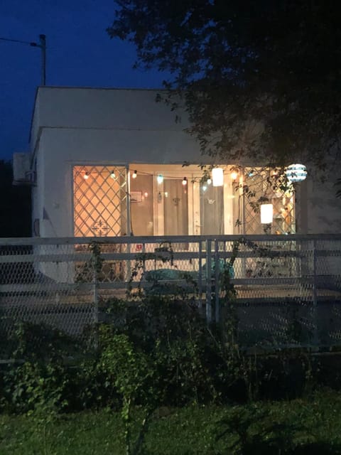Property building, Night, Garden view
