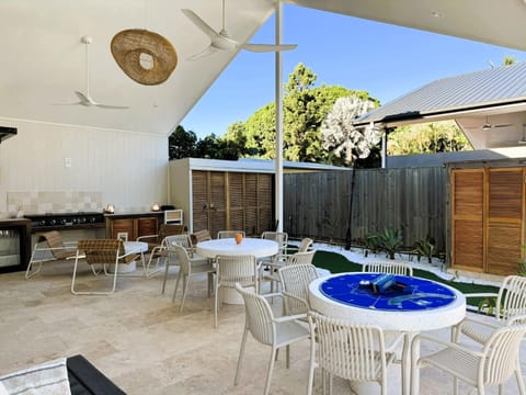 Patio, Game Room, Seating area, Dining area