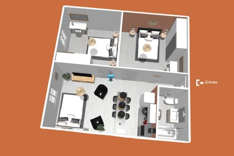 Tournette -6 pers - Hyper Centre - WIFI Apartment in Bourgogne-Franche-Comté