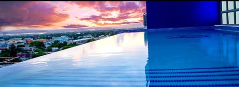 Pool view, Swimming pool, Sunrise, Sunset