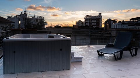 Balcony/Terrace, City view, Sunset, Open Air Bath