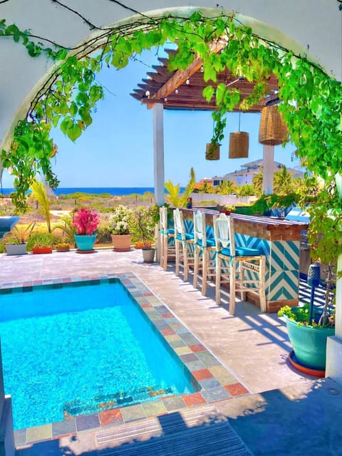 Patio, Day, Pool view, Sea view, Swimming pool