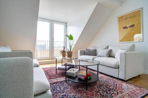 Central Penthouse with Panoramic Private Terrace Apartment in Frederiksberg