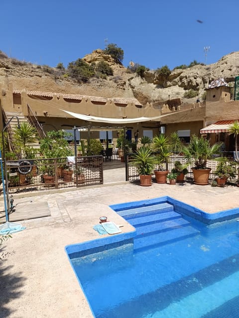 Property building, Natural landscape, Pool view