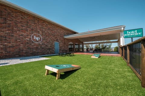 Property building, Patio