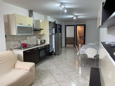 Kitchen or kitchenette, Living room, Photo of the whole room, Dining area, oven