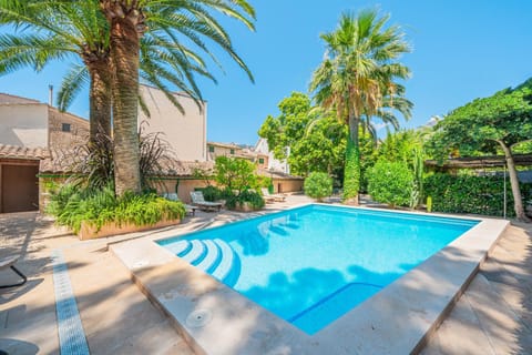Property building, Living room, Swimming pool